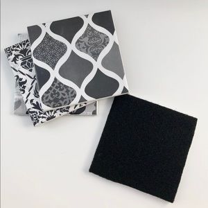 Elegant Set of 4 tile coasters